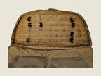 C1 Compound Bow Case, interior panel with bow retention straps