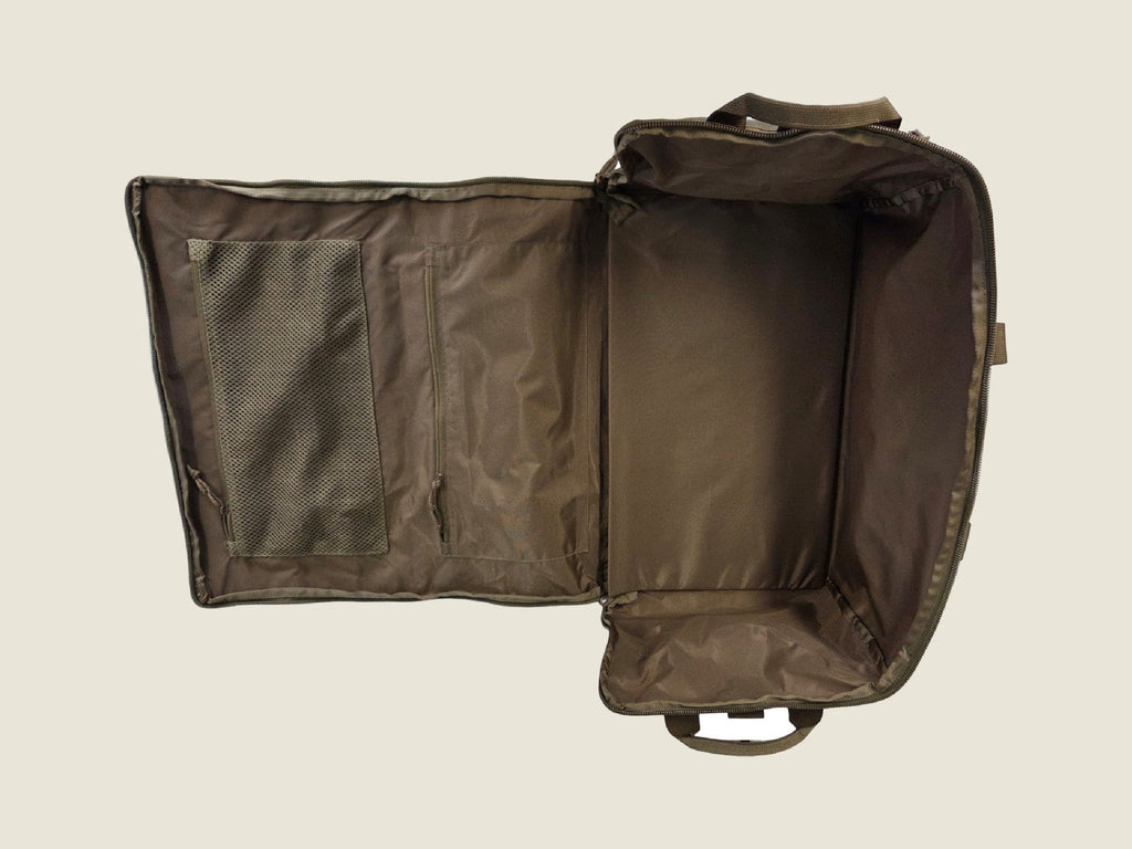 LT1 duffle bag, opened flat