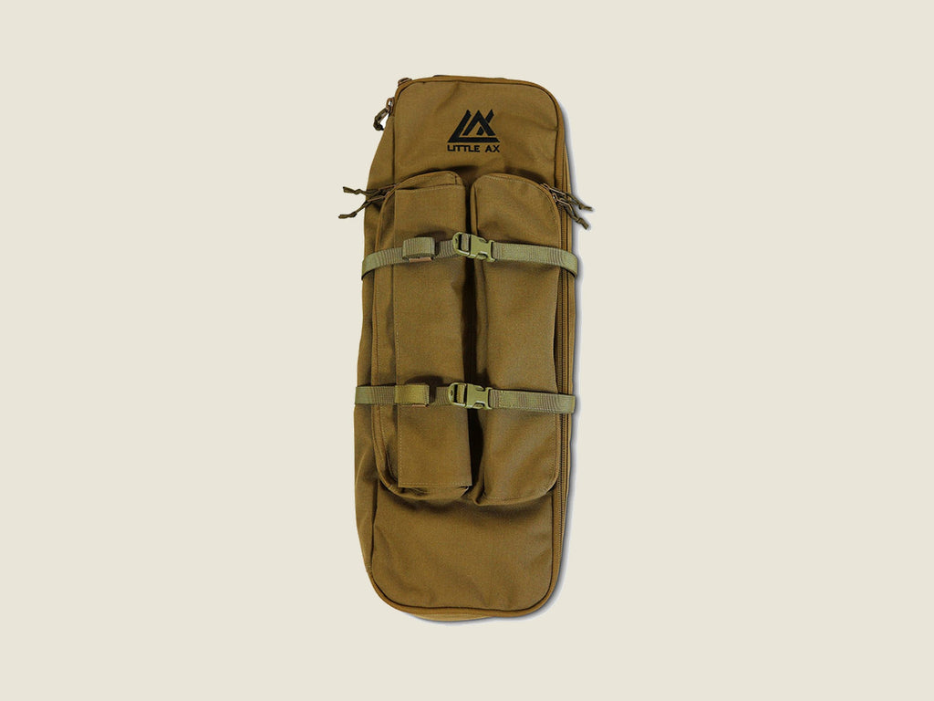R2C Compact Bow Case backpack in coyote brown