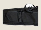R1 bow case black, external front pocket detail