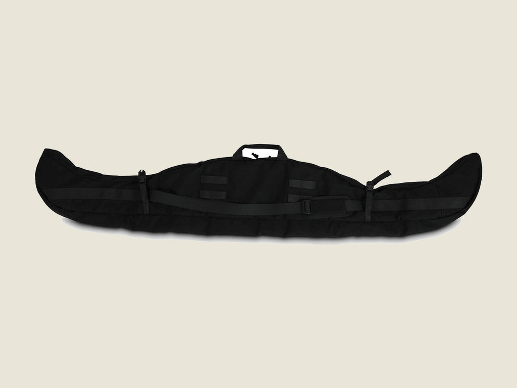 R1 bow case black, compression straps