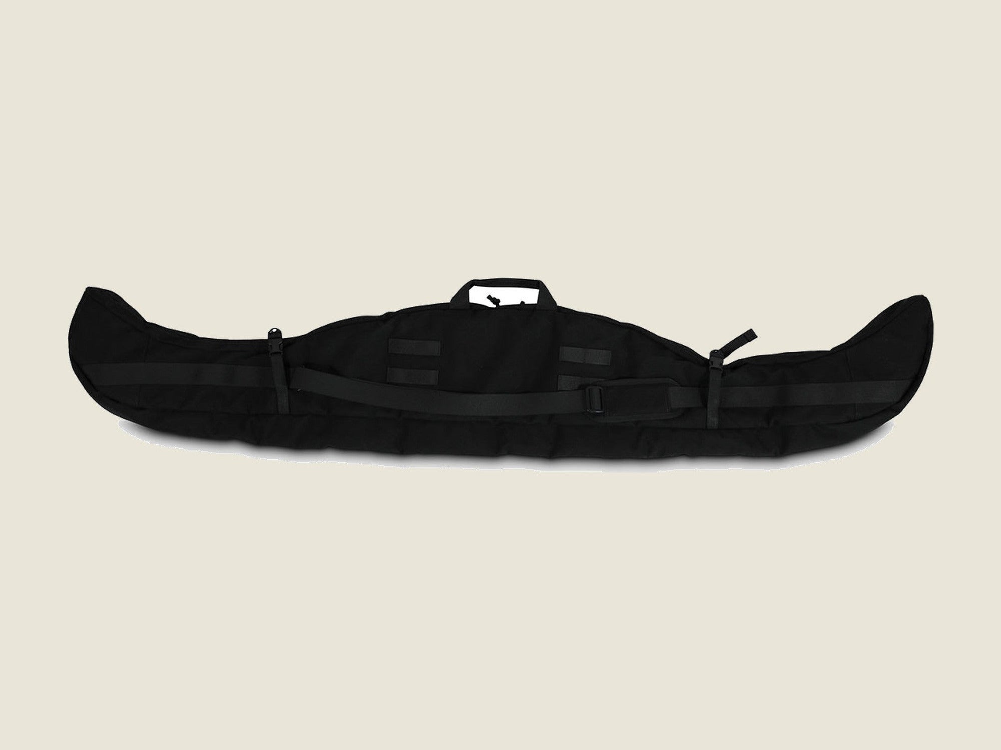 R1 bow case black, compression straps