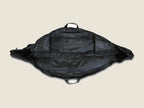 R2 bow case black, open showing interior panel