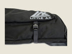 R2 bow case black, arrow gusset detail