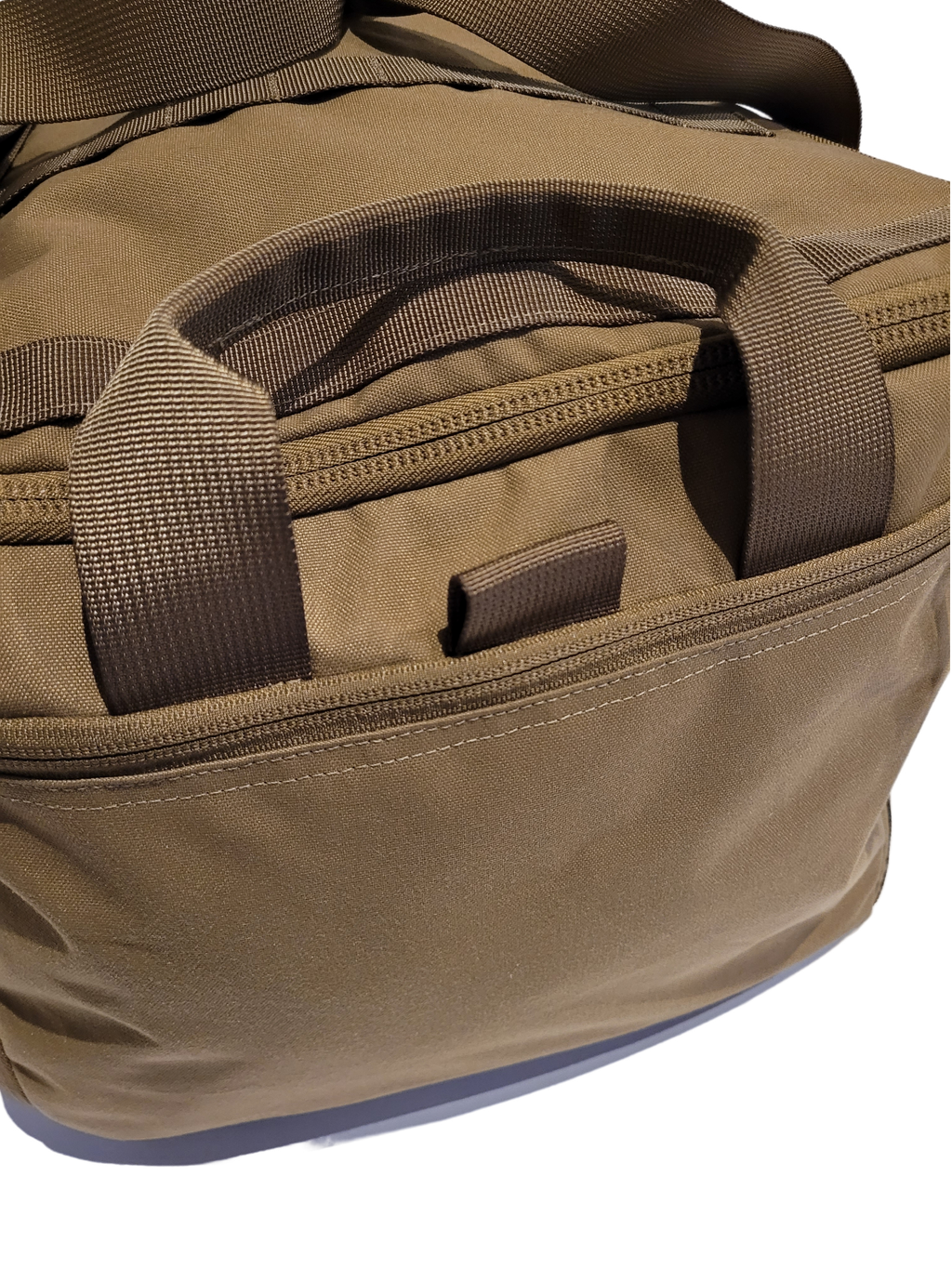 LT1 duffle bag, MOLLE strips and webbing reinforcement